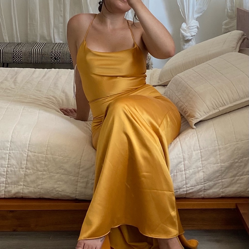 Dessy Colleciton- Bridesmaid Dress- NYC Yellow